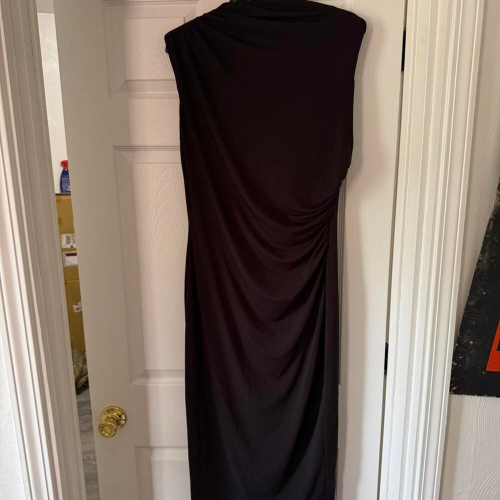 Black Alexia Admor midi dress with gold tag- Size Women's Large